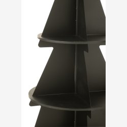 J-Line - Juletrs Udstillingsreol - Flere strrelser, Sort