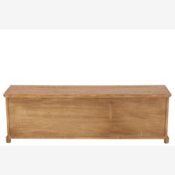 J-Line - TV bord m/4 skuffer &amp; 2 skydelger 160x50,5x37cm, Natur