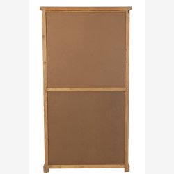 J-Line - Skab m/vin opbevaring 96,5x178x46cm, Natur 