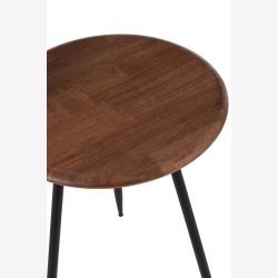 J-Line - St m/2 runde sofaborde - to strrelser, Natur 