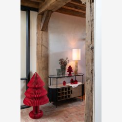 J-Line - Barskab m/glasbordplade 120x80x36cm, Brun/Sort