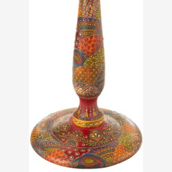 J-Line - Sidebord m/farvet mnster 30x60x30cm, Multi