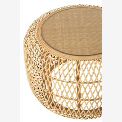 J-Line - St m/2 sideborde tr 80/53x50/42cm, Natur