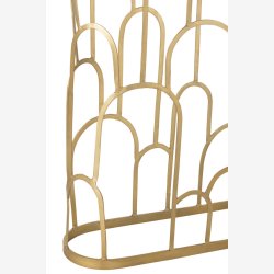 J-Line - Konsolbord m. Marmor bordplade 91x78x36cm, Guld/Hvid