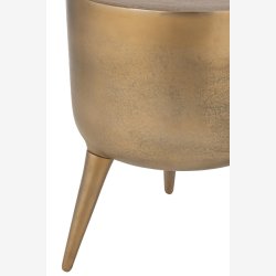 J-Line - Skammel i aluminium 34x4134cm - Fs i to farver