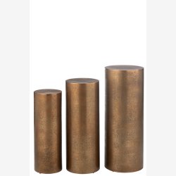 J-Line - St m. 3 sjler i aluminium 3 str. - Flere farver