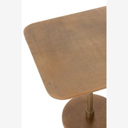 J-Line - St m to firkantet sideborde 50/40x50/44cm, Guld 