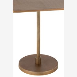 J-Line - St m to firkantet sideborde 50/40x50/44cm, Guld 