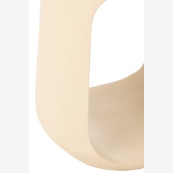 J-Line - Sidebord i tr m. opbevarings rum 35x46x35cm, Beige