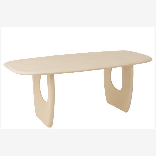 J-Line - Spisebord i mango tr m. Buttet design 200x75x100cm, Beige
