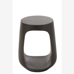 J-Line - Sidebord m. hulrum til opbevaring 35x46x35cm, Sort