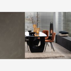 J-Line - Spisebord i mango tr m. Buttet design 200x75x100cm, Sort