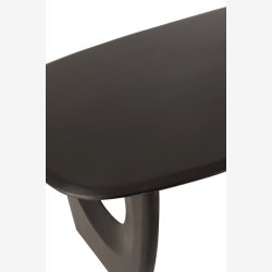 J-Line - Spisebord i mango tr m. Buttet design 200x75x100cm, Sort