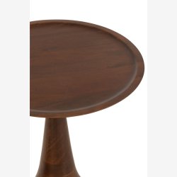 J-Line - St m. to sideborde i tr 45,5/51x59/38cm, Brun og Sort