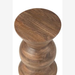 J-Line - Sidebord i karamel facon 31x50x31cm, Brun