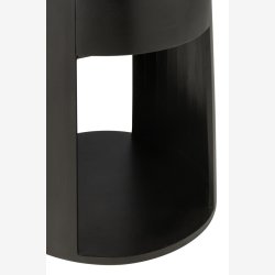 J-Line - Sidebord m. opbevarings rum 40x50x40cm, Sort