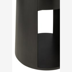 J-Line - Sidebord m. opbevarings rum 40x50x40cm, Sort