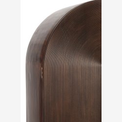 J-line - Skab m. 3 hylder i tr 90x185x45cm, Brun 