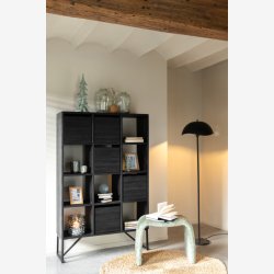 J-Line - Reol m. 5 skuffer og 7 rum 100x158x30cm - Flere farver