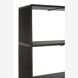 J-Line - Bogreol m. 4 hylder i genanvendt tr 88x190x35cm - Flere farver 