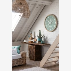 J-Line - Konsolbord i massivt tr 150x75x40cm, Natur