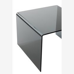 J-Line - St m/2 sideborde i glas 65x46,5x65cm, Sort