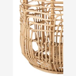 J-Line - St m/to sideborde i boheme design 48/38x48/38x52,5/40cm, Natur