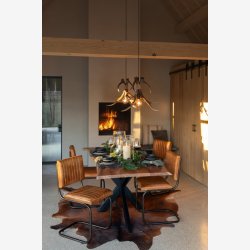 J-Line - Spisebord i massivt akacie tr 180x76x90cm - Flere farver