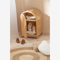 J-Line - Lille skab til de sm m/ en hylde 38x59,5x34,5cm, Natur