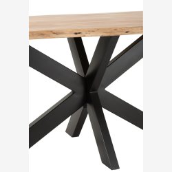 J-Line - Spisebord i massivt akacie tr 180x76x90cm - Flere farver