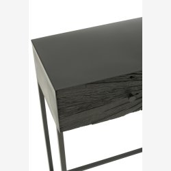 J-Line Konsolbord m. To skuffer 100x81x33cm, Sort