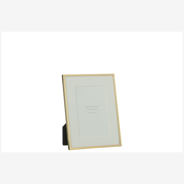 J-Line - Fotoramme Thin Line "guld" metal 10x15cm. 