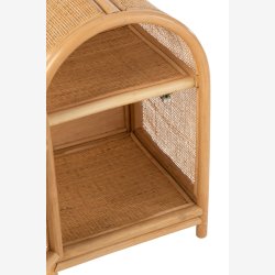 J-Line - Lille skab til de sm m/ en hylde 38x59,5x34,5cm, Natur