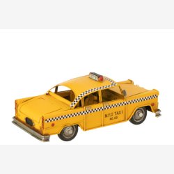 J-Line - N.Y.C Taxi Figur Gul Metal L: 28 H: 11 B: 12,5 cm. 