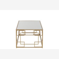 J-Line - Rektangel sofabord i metal 120x47,5x66cm, Guld 