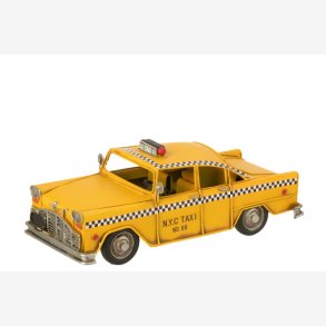 J-Line - N.Y.C Taxi Figur Gul Metal L: 28 H: 11 B: 12,5 cm. 