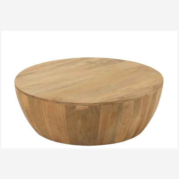 J-Line - Sofabord i massivt mango tr 88,5x32x88,5cm, Natur