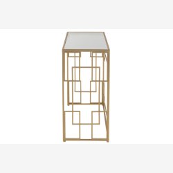 J-Line - Konsolbord i metal 120x81,5x40cm, Guld