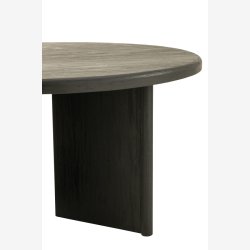 J-Line - Spisebord i massivt teak tr 150x75x150cm, Sort