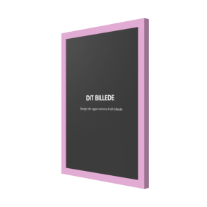 By ADJ - Tr�ramme Mat Lyser�d 21x29,7cm. MDF Bagbekl�dning, Alm. glas