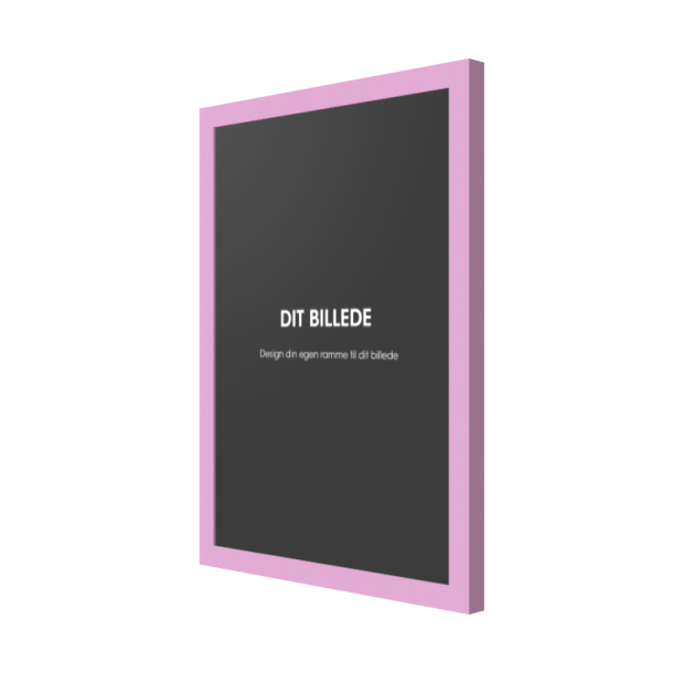 By ADJ - Tr�ramme Mat Lyser�d 21x29,7cm. MDF Bagbekl�dning, Alm. glas