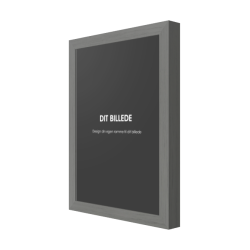 By ADJ - Fotoramme i rustikt tr Mrkegr 12 mm. 13x18 cm.