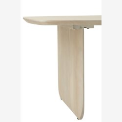 J-Line - Spisebord Akacietr 190 x 76,2 x 100cm. Hvid