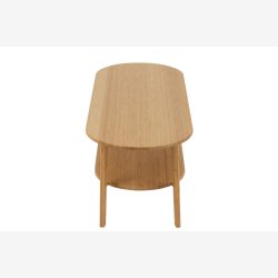 J-Line - Sofabord Bambus m/Hylde 45x40x120cm, Natur