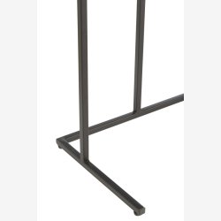 J-Line - St m. to rektangel sideborde 50/40x35,5/30,5x63,5/57cm, Brun og Sort