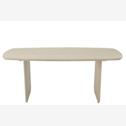 J-Line - Spisebord Akacietr 190 x 76,2 x 100cm. Hvid