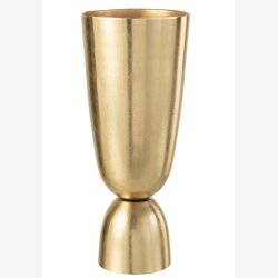 J-Line - Vase p fod Guld Aluminium H: 49 : 20 cm. 