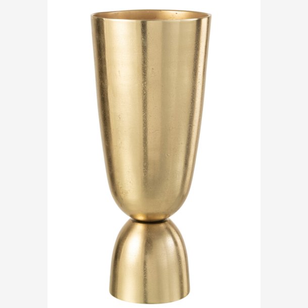J-Line - Vase p fod Guld Aluminium H: 49 : 20 cm. 