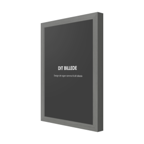 By ADJ - Fotoramme i rustikt tr Mrkegr 12 mm. 15x21 cm.