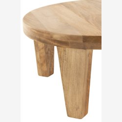 J-Line - Sofabord i massivt tr 80x34x80cm, Natur